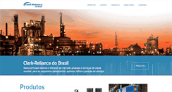 Desktop Screenshot of clark-reliance.com.br